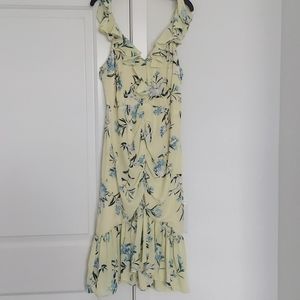 Sugarlips yellow floral dress